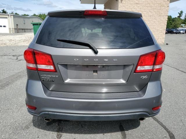 3C4PDDEG4DT677304 - 2013 DODGE JOURNEY R/T GRAY photo 6