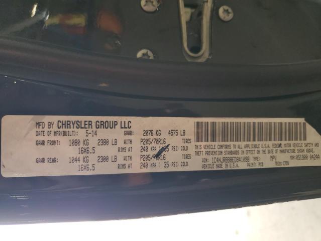 1C4NJRBB8ED841098 - 2014 JEEP PATRIOT SPORT BLACK photo 13