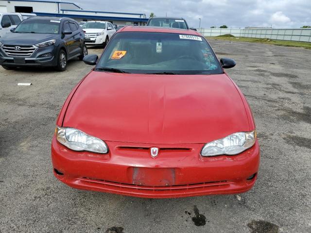 2G1WX12K239217594 - 2003 CHEVROLET MONTE CARL SS RED photo 5