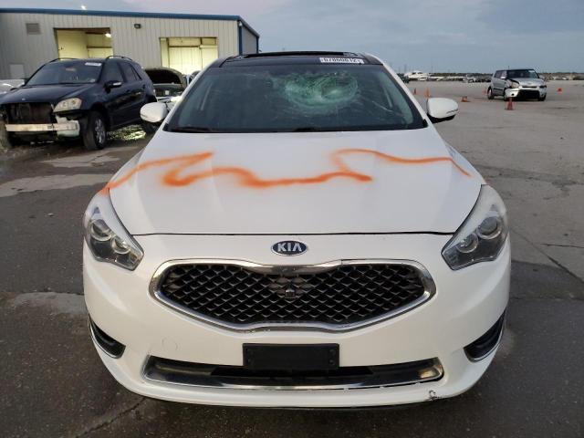 KNALN4D78F5187672 - 2015 KIA CADENZA PREMIUM WHITE photo 5