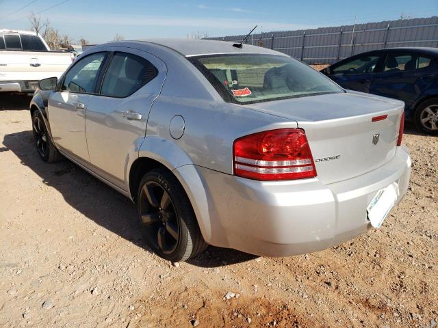 1B3CC4FB9AN125394 - 2010 DODGE AVENGER SXT SILVER photo 3