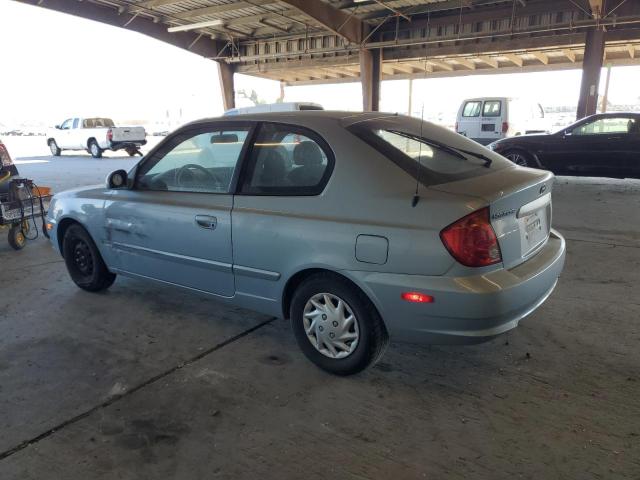 KMHCG35C85U321440 - 2005 HYUNDAI ACCENT GS BLUE photo 2