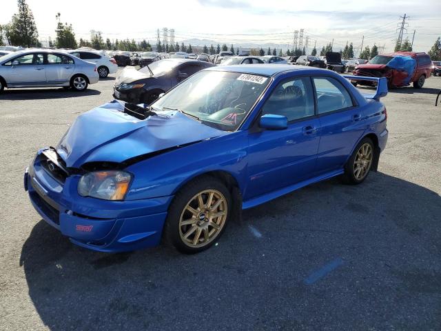 JF1GD70625L517747 - 2005 SUBARU IMPREZA WRX STI BLUE photo 1