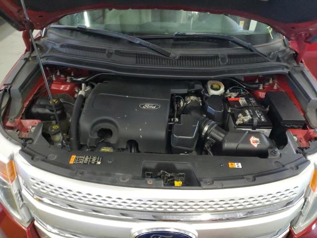 1FM5K8D80EGA05708 - 2014 FORD EXPLORER XLT Qırmızı foto 12