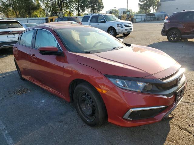 19XFC2F61KE214272 - 2019 HONDA CIVIC LX MAROON photo 4