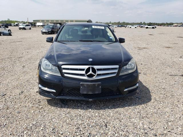 WDDGF4HBXCR231049 - 2012 MERCEDES-BENZ C 250 BLACK photo 5