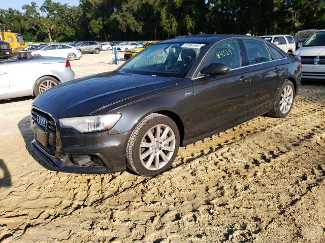 WAUHGAFC8DN044632 - 2013 AUDI A6 PRESTIGE GRAY photo 1