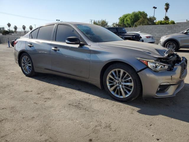 JN1EV7AP5KM513013 - 2019 INFINITI Q50 LUXE GRAY photo 4