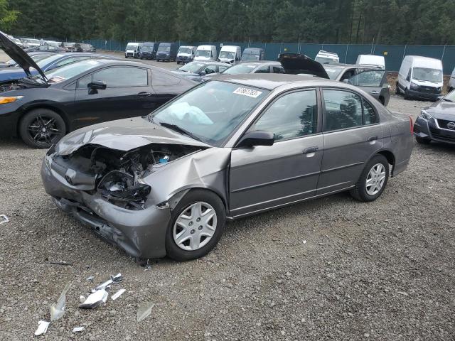 1HGES16325L003125 - 2005 HONDA CIVIC DX VP CHARCOAL photo 1