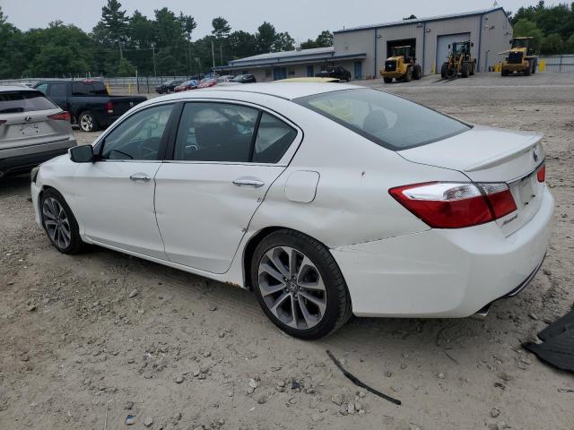 1HGCR2F51EA260394 - 2014 HONDA ACCORD SPORT WHITE photo 2