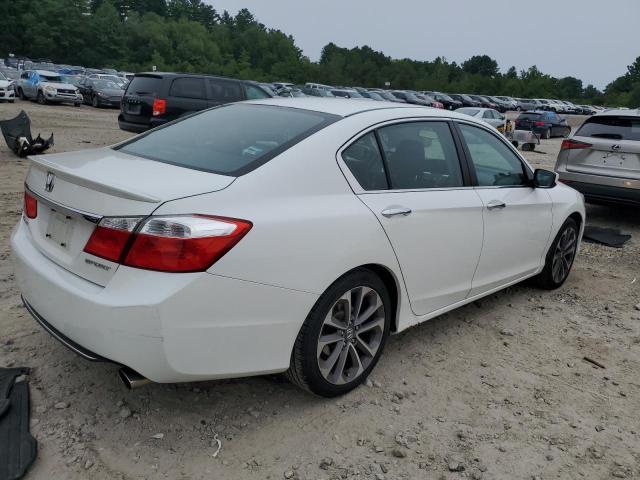 1HGCR2F51EA260394 - 2014 HONDA ACCORD SPORT WHITE photo 3