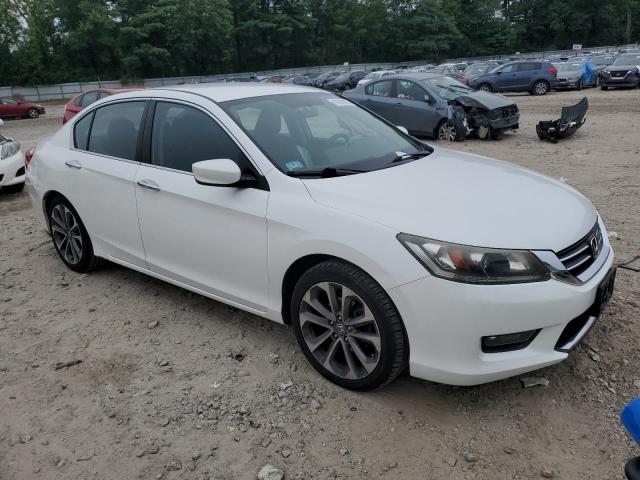 1HGCR2F51EA260394 - 2014 HONDA ACCORD SPORT WHITE photo 4
