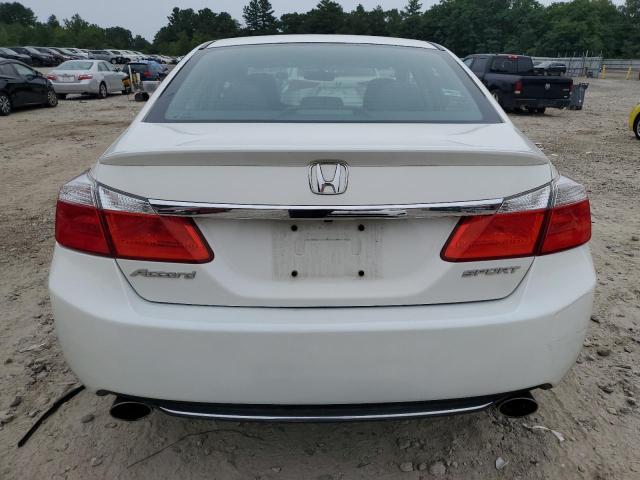 1HGCR2F51EA260394 - 2014 HONDA ACCORD SPORT WHITE photo 6