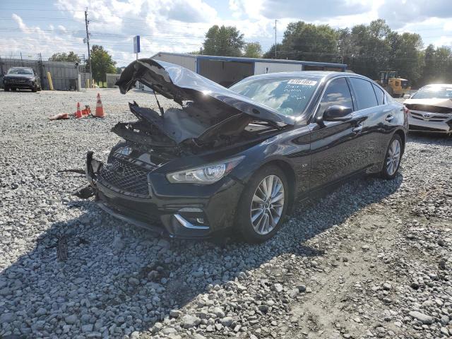 JN1EV7AR8JM435472 - 2018 INFINITI Q50 LUXE BLACK photo 1