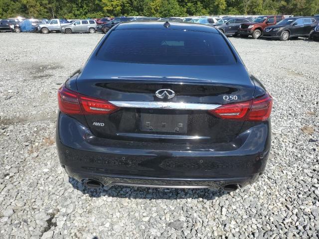 JN1EV7AR8JM435472 - 2018 INFINITI Q50 LUXE BLACK photo 6