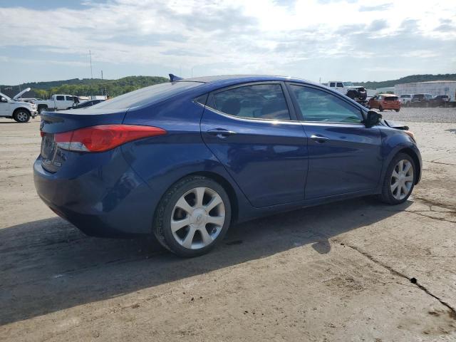 KMHDH4AE3DU763376 - 2013 HYUNDAI ELANTRA GLS BLUE photo 3