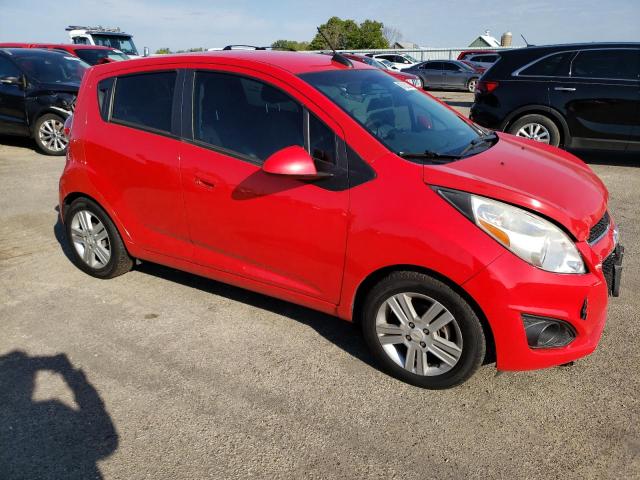 KL8CD6S9XFC811398 - 2015 CHEVROLET SPARK 1LT RED photo 4