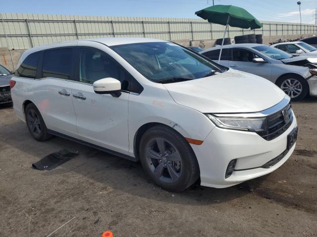 5FNRL6H51MB017124 - 2021 HONDA ODYSSEY EX WHITE photo 4