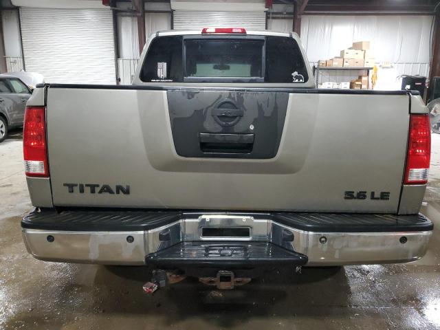 1N6BA07B86N518749 - 2006 NISSAN TITAN XE GRAY photo 6