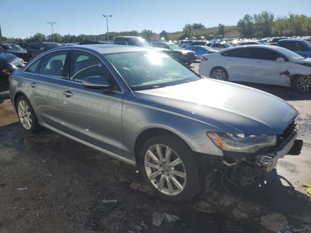 WAUJGAFC3DN142565 - 2013 AUDI A6 PRESTIGE ვერცხლისფერი ფოტო 4