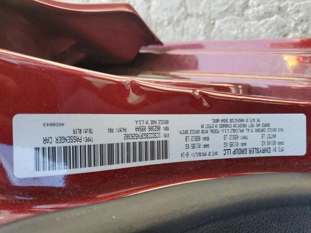 1C3CCCBG3FN526302 - 2015 CHRYSLER 200 S BURGUNDY photo 12