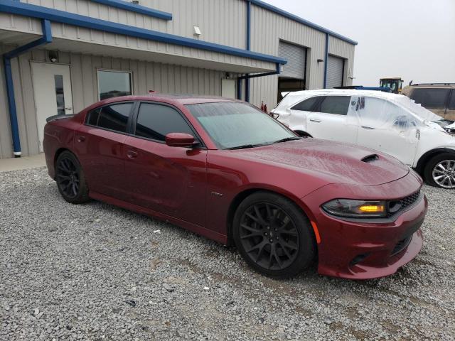 2C3CDXGJ4KH530791 - 2019 DODGE CHARGER SCAT PACK BURGUNDY photo 4