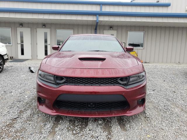 2C3CDXGJ4KH530791 - 2019 DODGE CHARGER SCAT PACK BURGUNDY photo 5