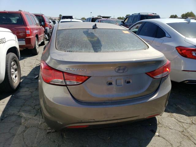 5NPDH4AE4DH394249 - 2013 HYUNDAI ELANTRA GLS TAN photo 6