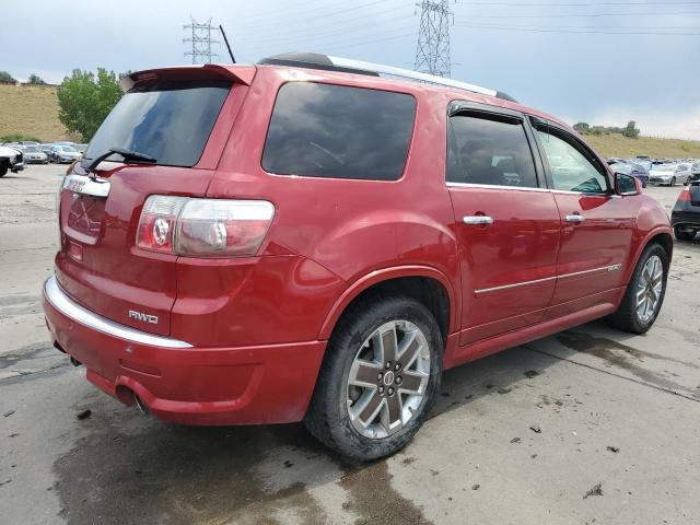 1GKKVTED6CJ343213 - 2012 GMC ACADIA DENALI RED photo 3