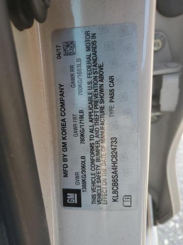 KL8CB6SA4HC824733 - 2017 CHEVROLET SPARK LS 灰色 照片 12