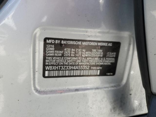 WBXHT3Z33H4A55352 - 2017 BMW X1 XDRIVE28I SILVER photo 13