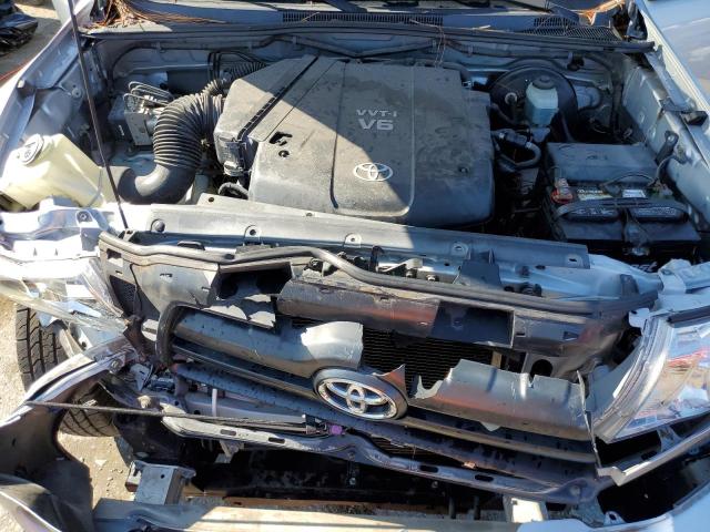 3TMJU62N96M018555 - 2006 TOYOTA TACOMA DOUBLE CAB PRERUNNER SILVER photo 11