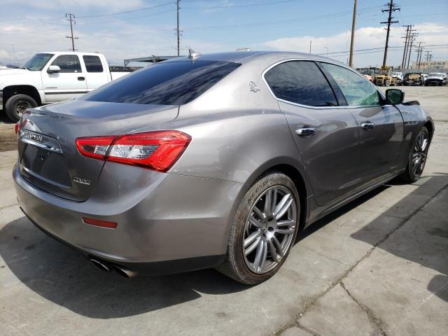 ZAM57XSA6G1188068 - 2016 MASERATI GHIBLI GRAY photo 3