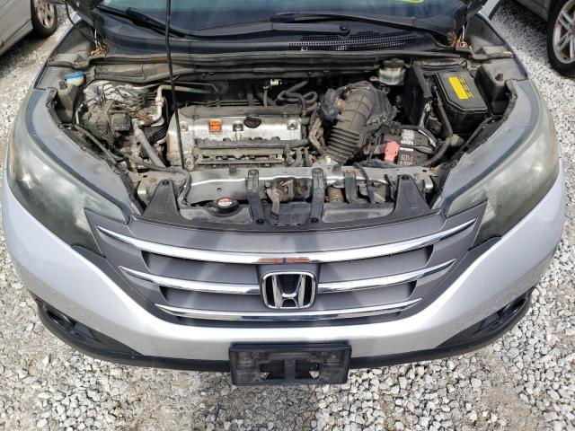 JHLRM4H77CC007909 - 2012 HONDA CR-V EXL SILVER photo 11