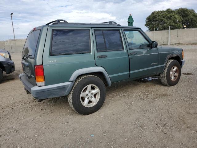 1J4FF28SXYL182837 - 2000 JEEP CHEROKEE SE GREEN photo 3