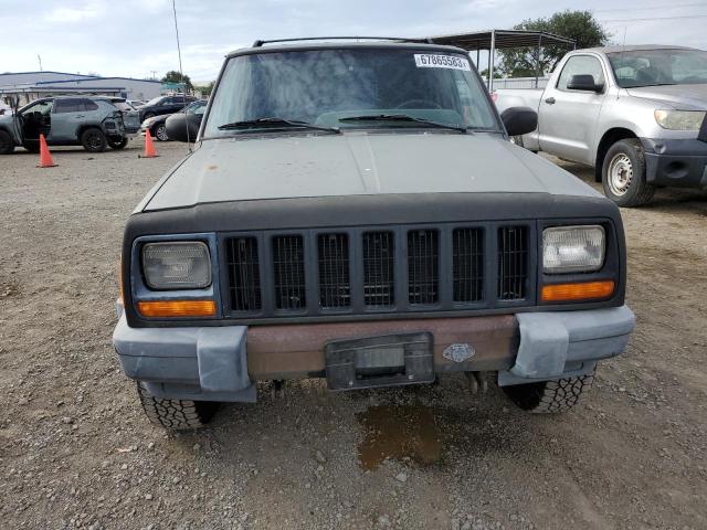 1J4FF28SXYL182837 - 2000 JEEP CHEROKEE SE GREEN photo 5