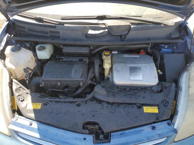 JTDKB20U277688120 - 2007 TOYOTA PRIUS BLUE photo 11