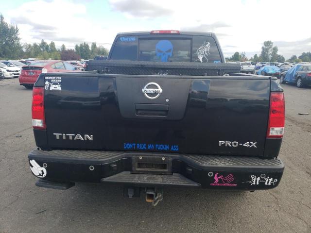 1N6AA0EC6BN302772 - 2011 NISSAN TITAN S BLACK photo 6