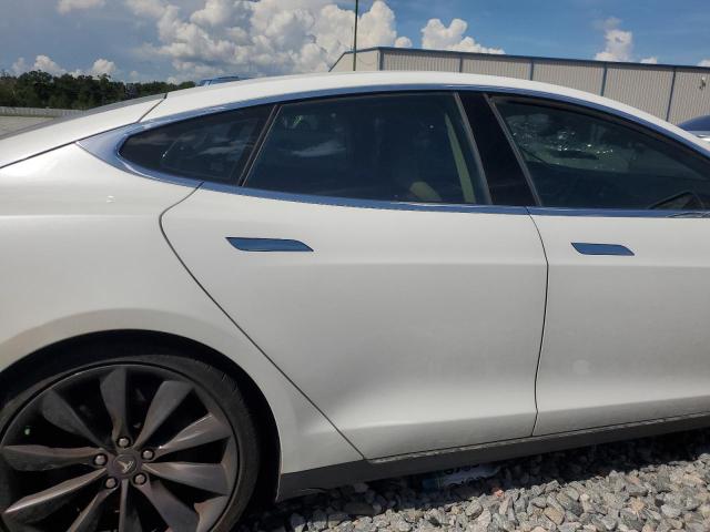 5YJSA1AG1DFP07493 - 2013 TESLA MODEL S WHITE photo 10