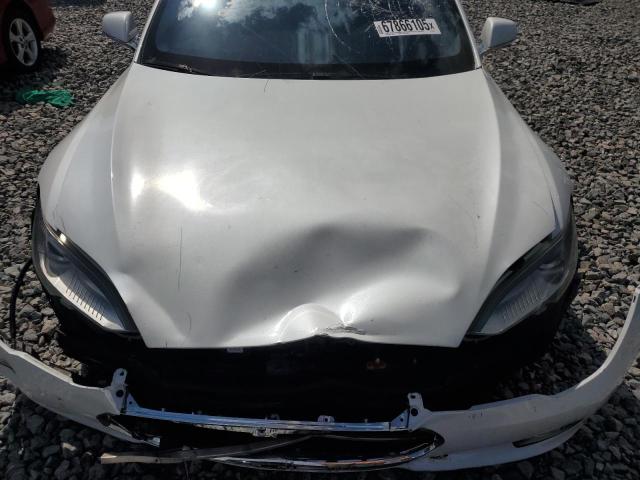 5YJSA1AG1DFP07493 - 2013 TESLA MODEL S WHITE photo 11