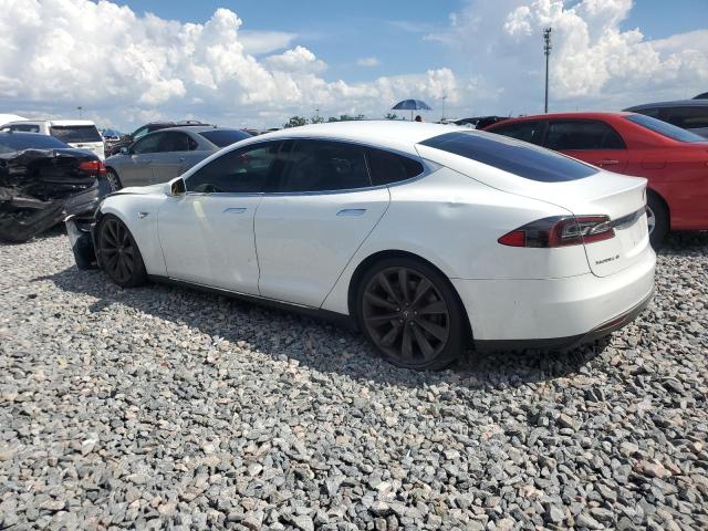 5YJSA1AG1DFP07493 - 2013 TESLA MODEL S WHITE photo 2