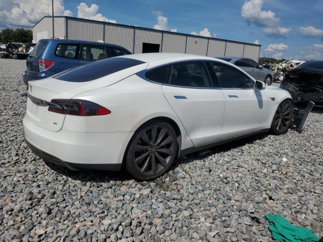 5YJSA1AG1DFP07493 - 2013 TESLA MODEL S WHITE photo 3