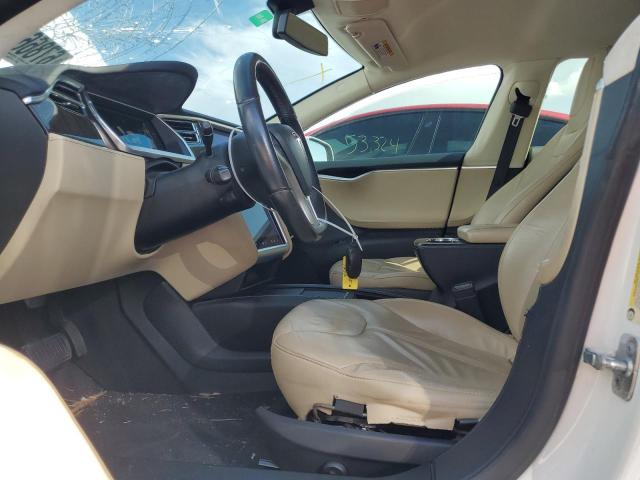 5YJSA1AG1DFP07493 - 2013 TESLA MODEL S WHITE photo 7