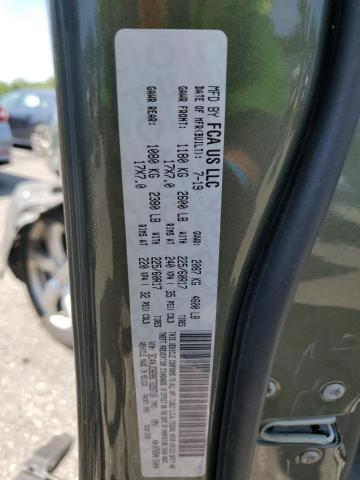 3C4NJDBB8KT839716 - 2019 JEEP COMPASS LATITUDE Yaşıl foto 13