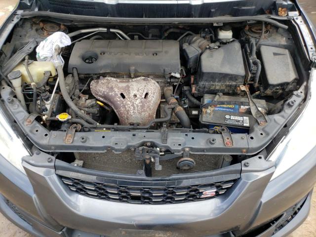 2T1KE4EE7AC037009 - 2010 TOYOTA COROLLA MA S GRAY photo 11