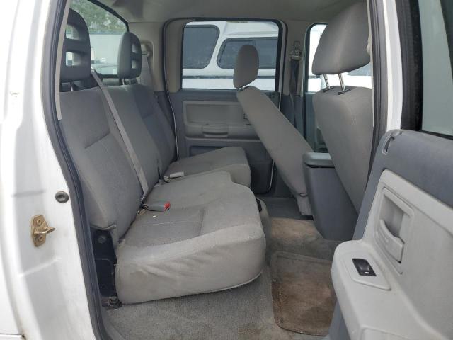 1D7HE48N86S506089 - 2006 DODGE DAKOTA QUAD SLT WHITE photo 10