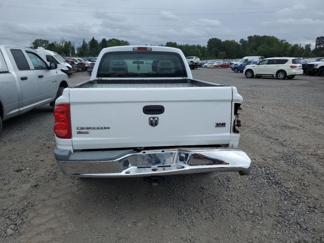 1D7HE48N86S506089 - 2006 DODGE DAKOTA QUAD SLT WHITE photo 6