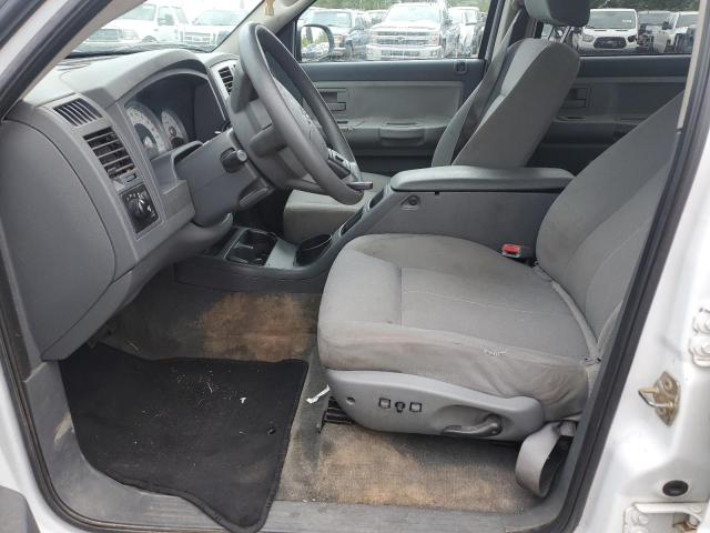 1D7HE48N86S506089 - 2006 DODGE DAKOTA QUAD SLT WHITE photo 7