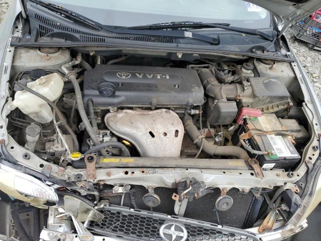 JTKDE177370218786 - 2007 TOYOTA SCION TC SILVER photo 11