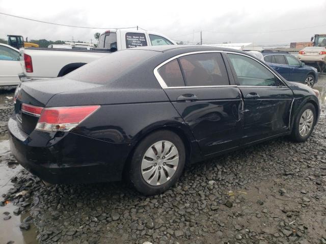 1HGCP2F32CA160273 - 2012 HONDA ACCORD LX BLACK photo 3